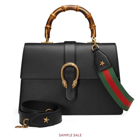 gucci dionysus leather top handle bag